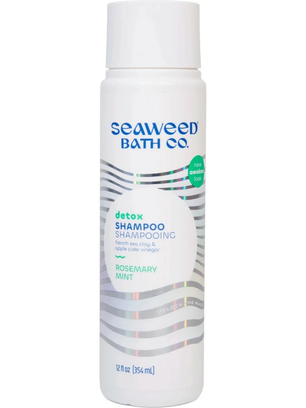 Seaweed Bath Co., Detox Shampoo, Rosemary Mint, 12 fl oz NEW